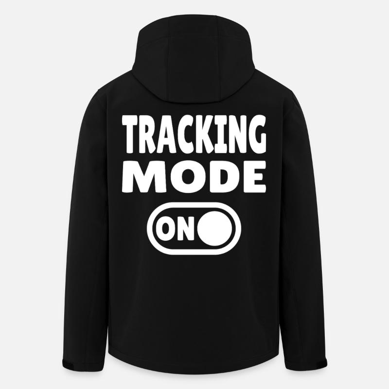 Tracking Mode ON – Fährtenlesen Abenteuer - Recycelte Männer Softshell-Jacke von Stanley/Stella - Schwarz