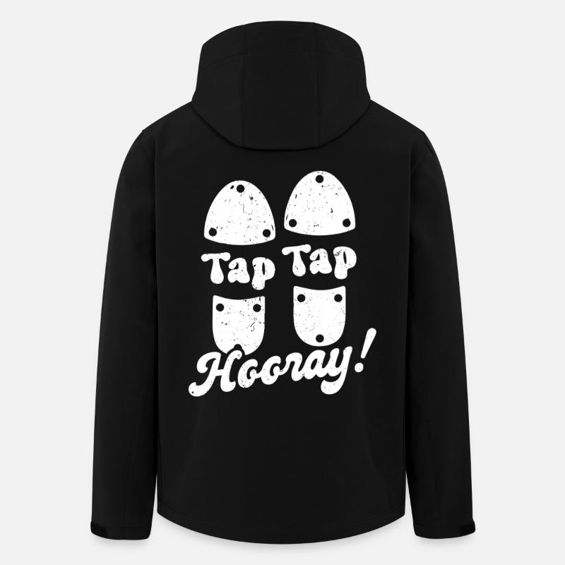 Tap Dance Tap Dancer - Men’s Recycled Softshell Jacket by Stanley/Stella - black