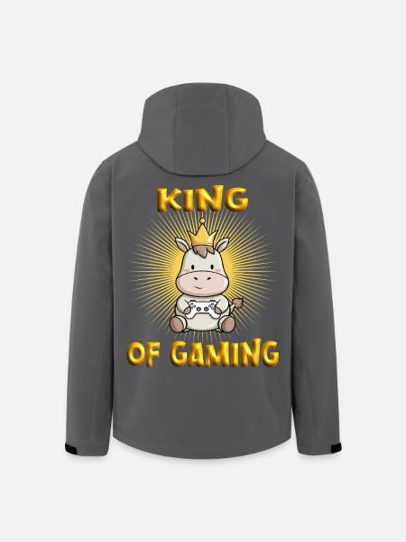 Game Junkie Gaming - Men’s Recycled Softshell Jacket by Stanley/Stella - black