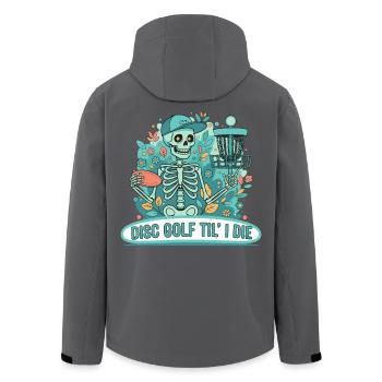 Disc Golf Til I Die Skeleton Lustiger Disc-Golfer - Recycelte Männer Softshell-Jacke von Stanley/Stella - Schwarz - Hinten - AI Model Male 185 light (185cm)