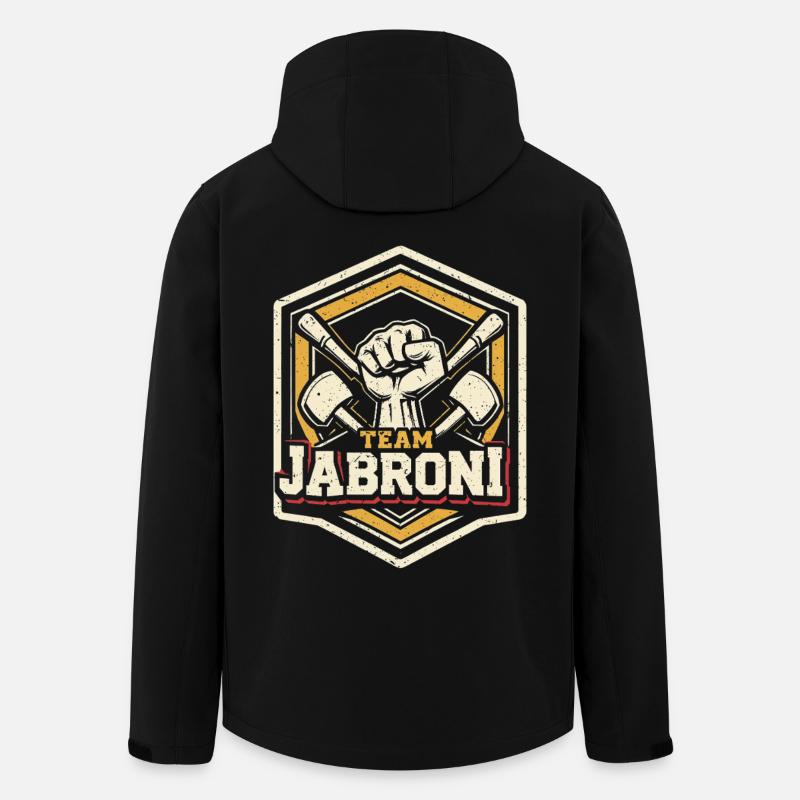 Team Jabroni - Men’s Recycled Softshell Jacket by Stanley/Stella - black