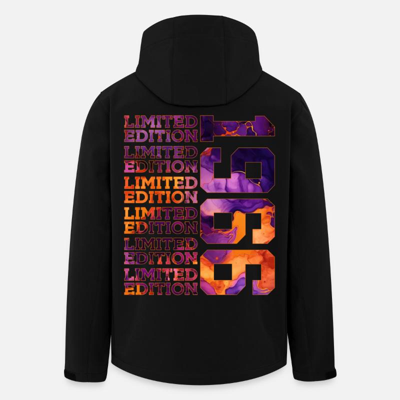 60E ANNIVERSAIRE ÉDITION LIMITÉE 1966 - Veste softshell homme en polyester recyclé Stanley/Stella - noir