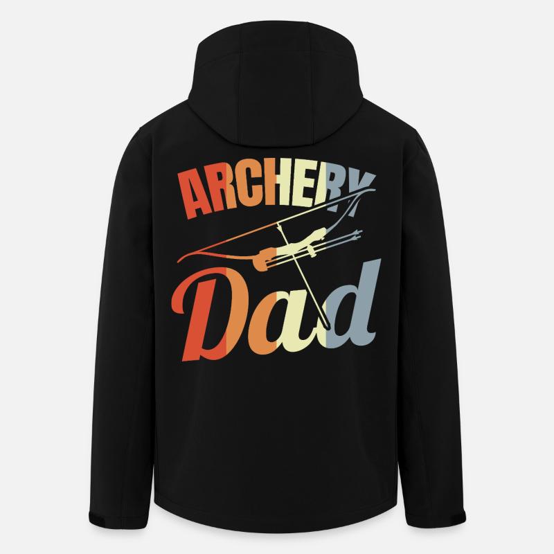 Père archer - Veste softshell homme en polyester recyclé Stanley/Stella - noir