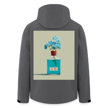 Aqua Tofana Feministisches Kunstdesign | Historische Frauen - Recycelte Männer Softshell-Jacke von Stanley/Stella - Schwarz - Hinten - AI Model Male 185 light (185cm)