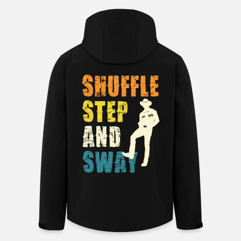Shuffle Step und Sway - Recycelte Männer Softshell-Jacke von Stanley/Stella - Schwarz