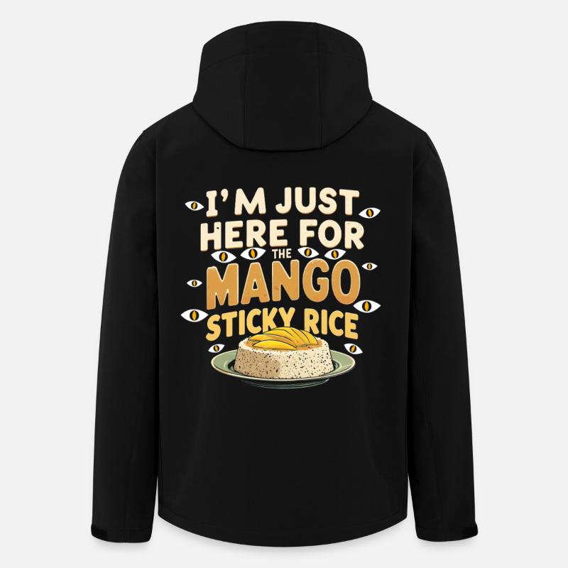Mango Sticky Rice - Men’s Recycled Softshell Jacket by Stanley/Stella - black