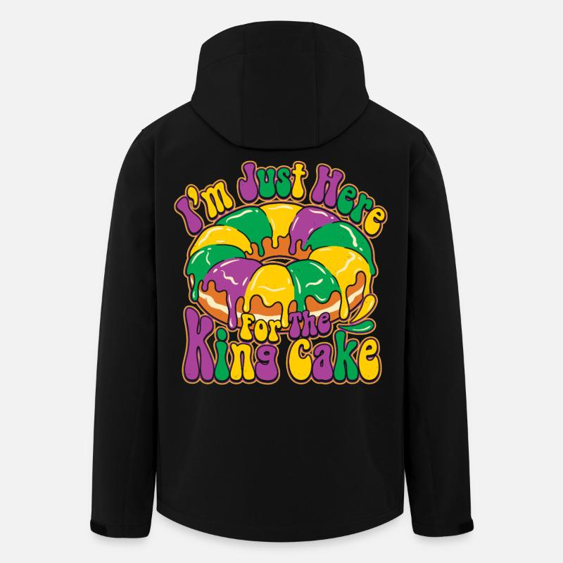 King Cake Mardi Gras - Recycelte Männer Softshell-Jacke von Stanley/Stella - Schwarz