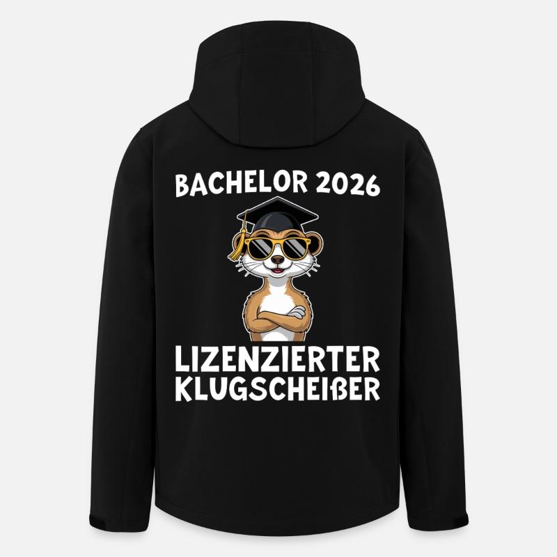 Abschlussprüfung 2026 Bachelortitel Geschenkidee - Recycelte Männer Softshell-Jacke von Stanley/Stella - Schwarz
