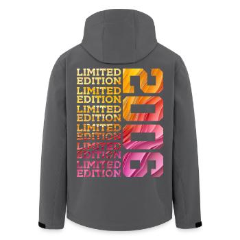 LIMITED EDITION 2006 20 JAHRE 20. GEBURTSTAG - Recycelte Männer Softshell-Jacke von Stanley/Stella - Schwarz - Hinten - AI Model Male 185 light (185cm)