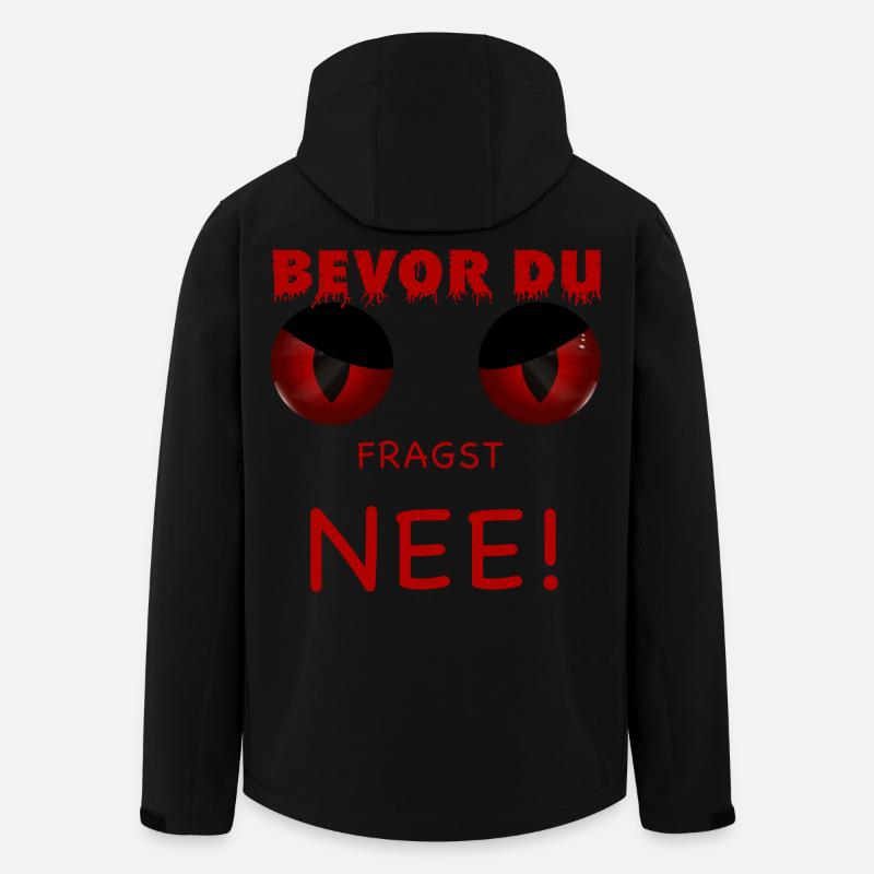 Avant que vous ne demandiez - non - Veste softshell homme en polyester recyclé Stanley/Stella - noir