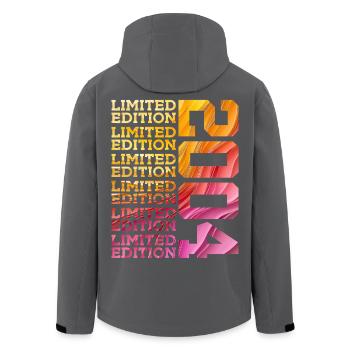 LIMITED EDITION 2004 22 YEARS 22ND BIRTHDAY - Men’s Recycled Softshell Jacket by Stanley/Stella - black - Back - AI Model Male 185 light (185cm)
