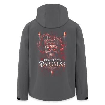 Dark Romance Booktok Devoted To Darkness - Men’s Recycled Softshell Jacket by Stanley/Stella - black - Back - AI Model Male 185 light (185cm)