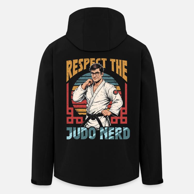 Judo Kampfsport - Recycelte Männer Softshell-Jacke von Stanley/Stella - Schwarz