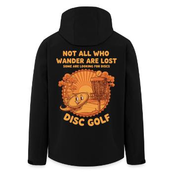 Tous ceux qui errent ne sont pas perdus à la recherche de disques Disque - Veste softshell homme en polyester recyclé Stanley/Stella - noir - Dos - AI Model Male 185 light (185cm)
