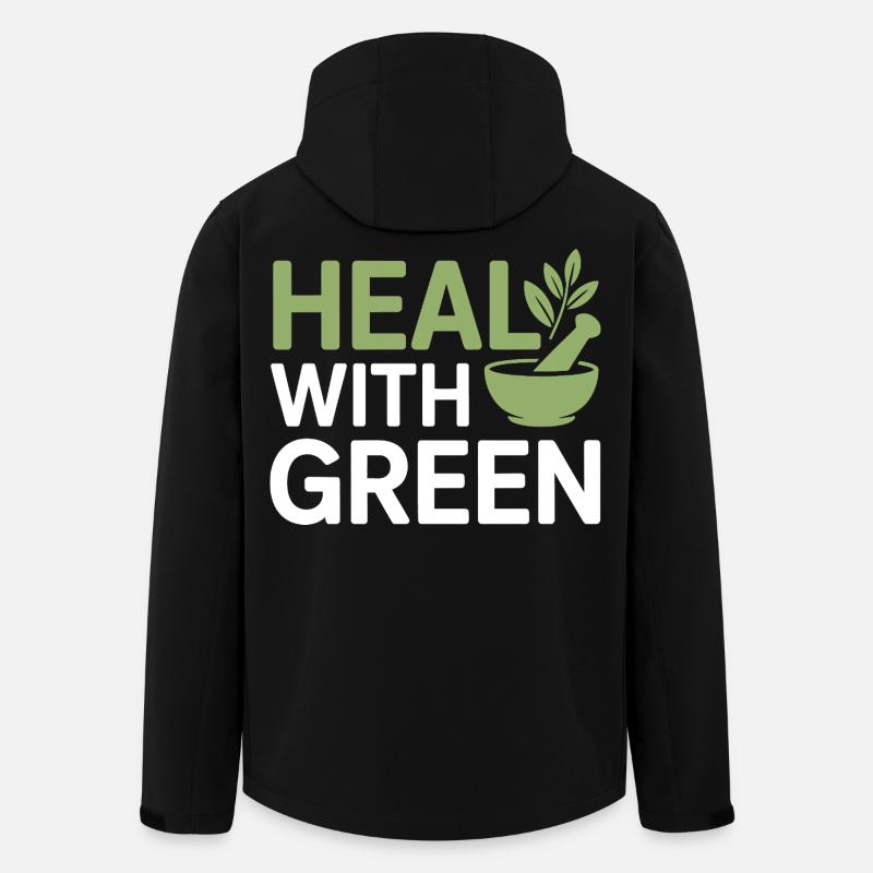 Certified Clinical Botanical Wellness Expert - Men’s Recycled Softshell Jacket by Stanley/Stella - black