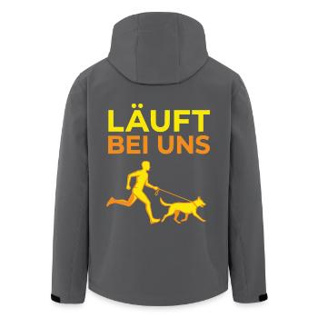 Hunde Gassi Hundebesitzer - Recycelte Männer Softshell-Jacke von Stanley/Stella - Schwarz - Hinten - AI Model Male 185 light (185cm)