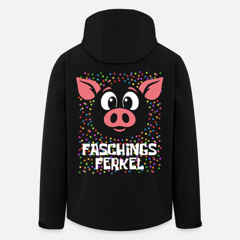 Carnival's Piglet | Costume Carnival Disguise - Men’s Recycled Softshell Jacket by Stanley/Stella - black