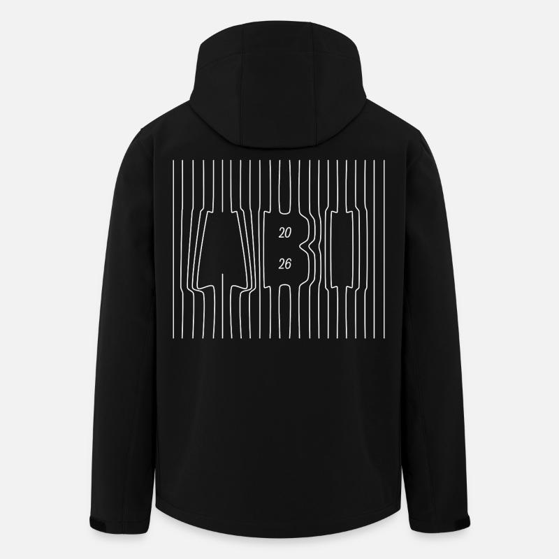 Lifelines | Abi 2026 - Abitur - Don - Veste softshell homme en polyester recyclé Stanley/Stella - noir