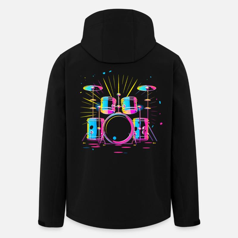 percussion - Men’s Recycled Softshell Jacket by Stanley/Stella - black