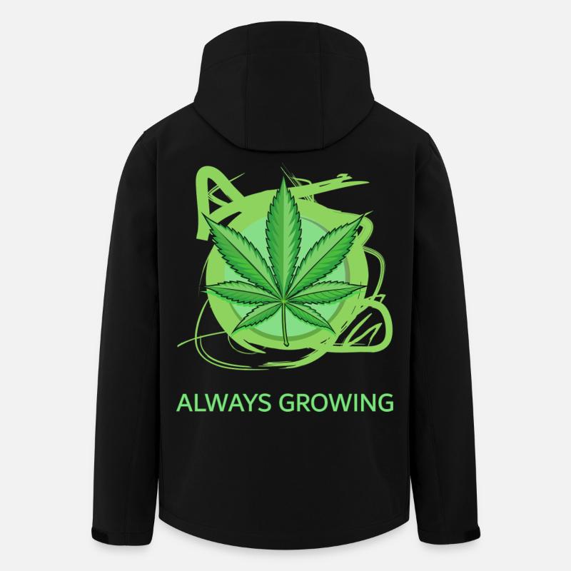 Always Growing - Recycelte Männer Softshell-Jacke Discoverer von Stanley/Stella - Schwarz