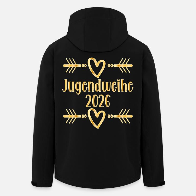 Herz Jugendweihe 2026 - Veste softshell homme en polyester recyclé Stanley/Stella - noir