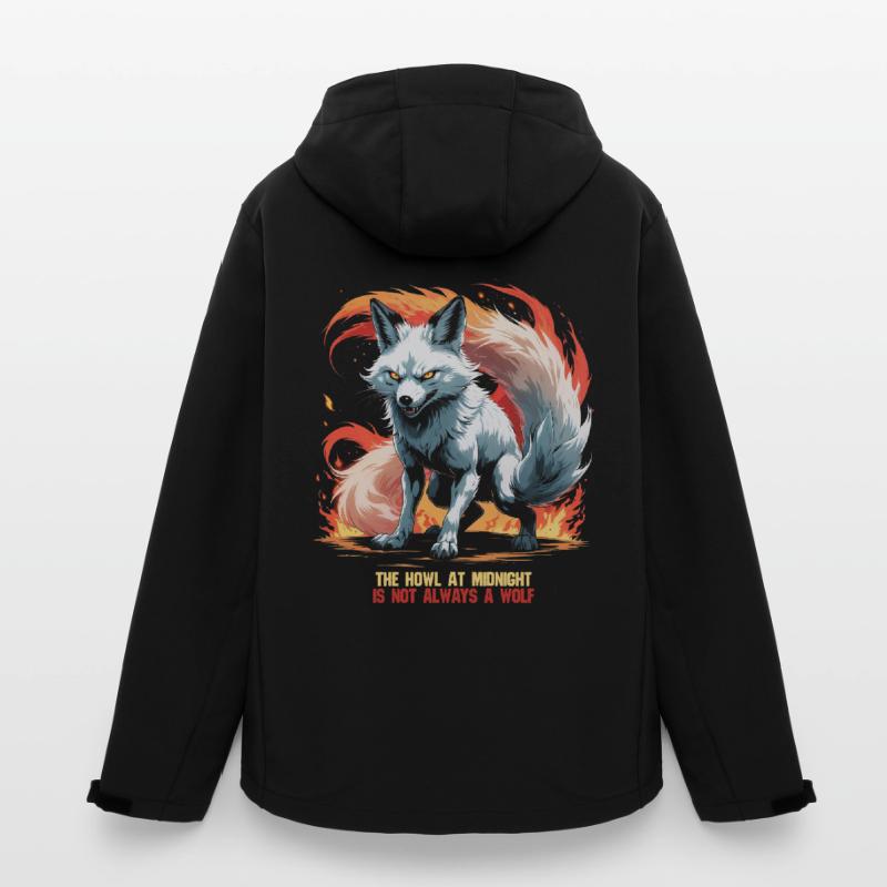 Creature mitologiche Kitsune Giacca softshell uomo in poliestere riciclato Discoverer di Stanley/Stella