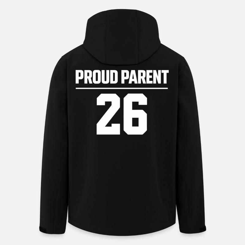 Proud Parent 2026 Eltern Stolz - Recycelte Männer Softshell-Jacke von Stanley/Stella - Schwarz