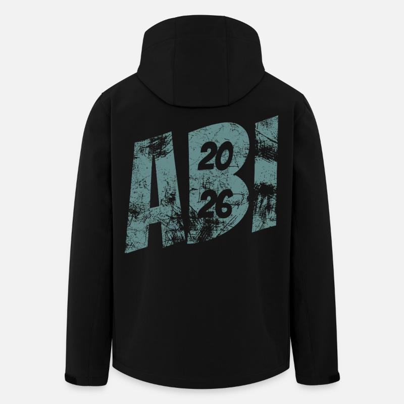 Abi 2026 - Abitur - Geschenk - Recycelte Männer Softshell-Jacke von Stanley/Stella - Schwarz