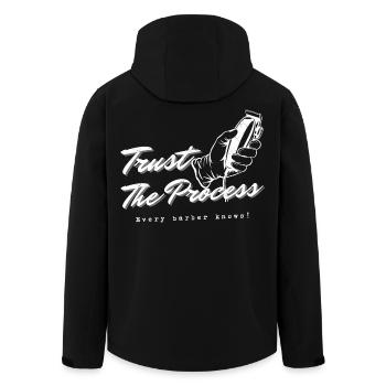 Funny Barber Trust The Process Tondeuse Tondeuse - Veste softshell homme en polyester recyclé Stanley/Stella - noir - Dos - AI Model Male 185 light (185cm)