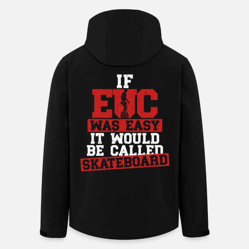 Monowheel Monocyclist - Recycelte Männer Softshell-Jacke von Stanley/Stella - Schwarz