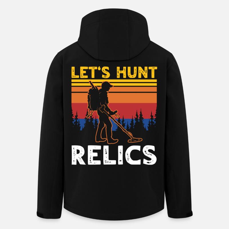 Reliktesucher Sondeln - Recycelte Männer Softshell-Jacke von Stanley/Stella - Schwarz