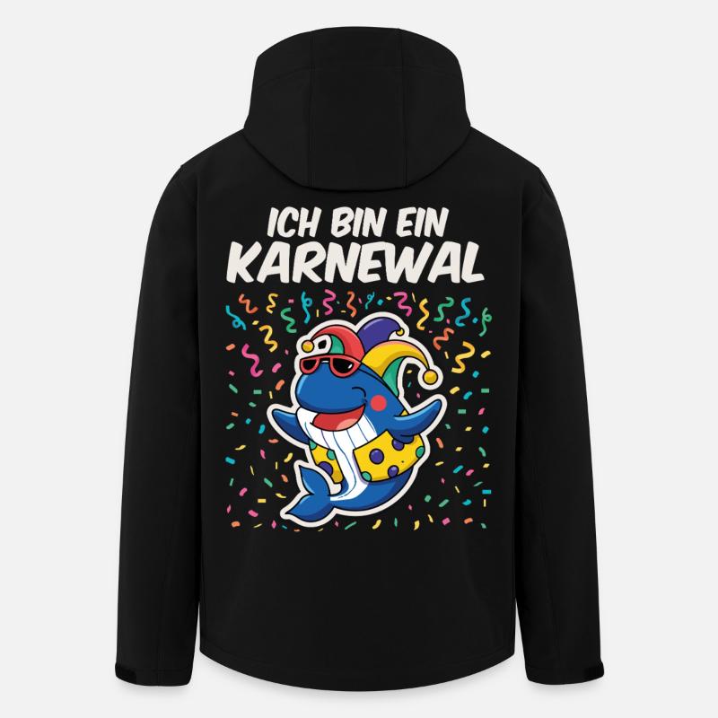 I'm a carnival - Men’s Recycled Softshell Jacket by Stanley/Stella - black