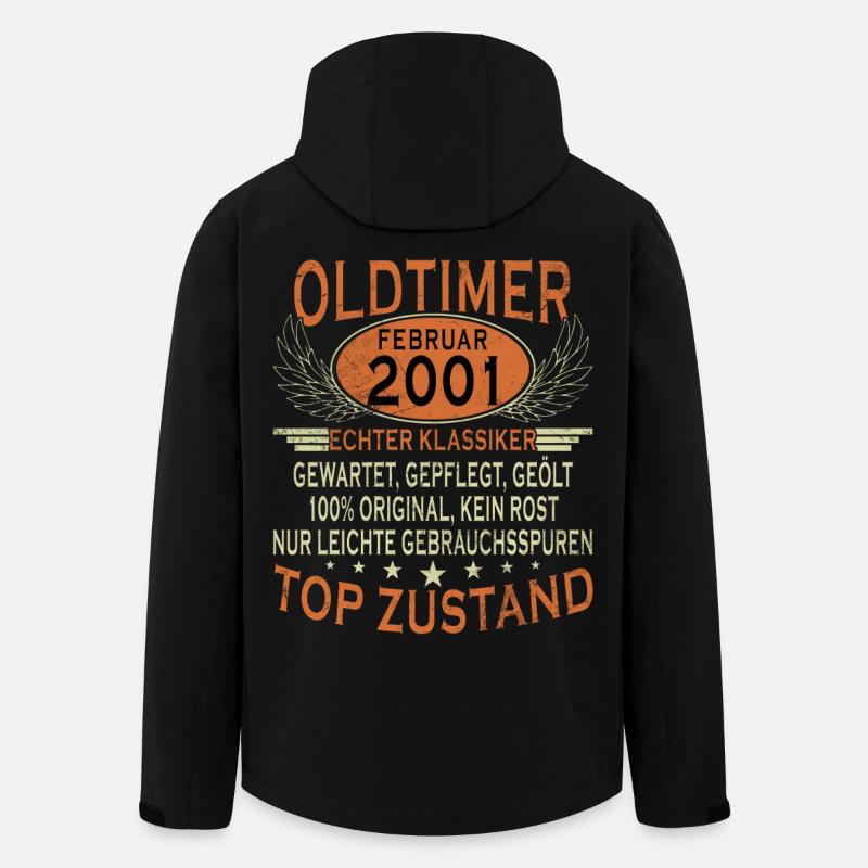 Février 2001 Jubilé février 2001 Février - Veste softshell homme en polyester recyclé Stanley/Stella - noir