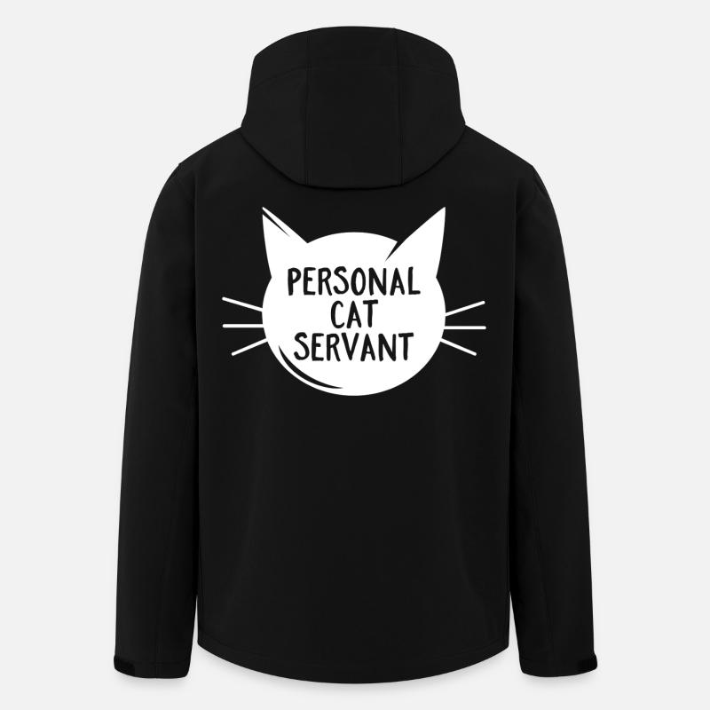 Personal Cat Servant - Men’s Recycled Softshell Jacket by Stanley/Stella - black