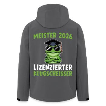 Champion 2026 Grenouille a réussi l’examen de maître - Veste softshell homme en polyester recyclé Stanley/Stella - noir - Dos - AI Model Male 185 light (185cm)