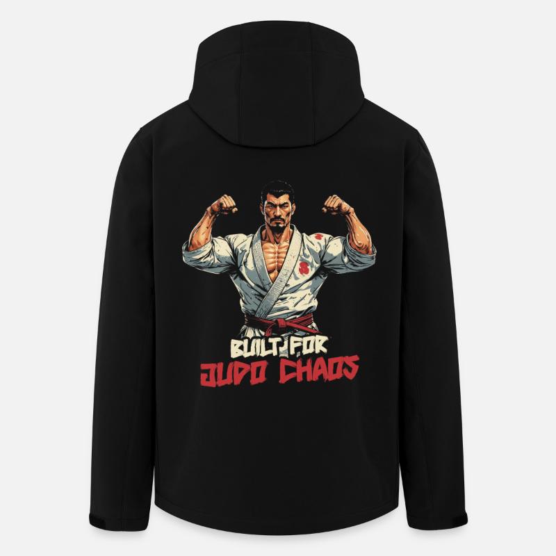 Judo Kampfsport - Recycelte Männer Softshell-Jacke von Stanley/Stella - Schwarz