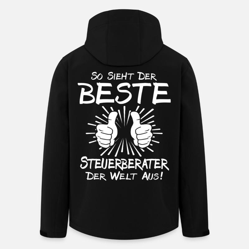 Best Tax Advisor - Men’s Recycled Softshell Jacket by Stanley/Stella - black