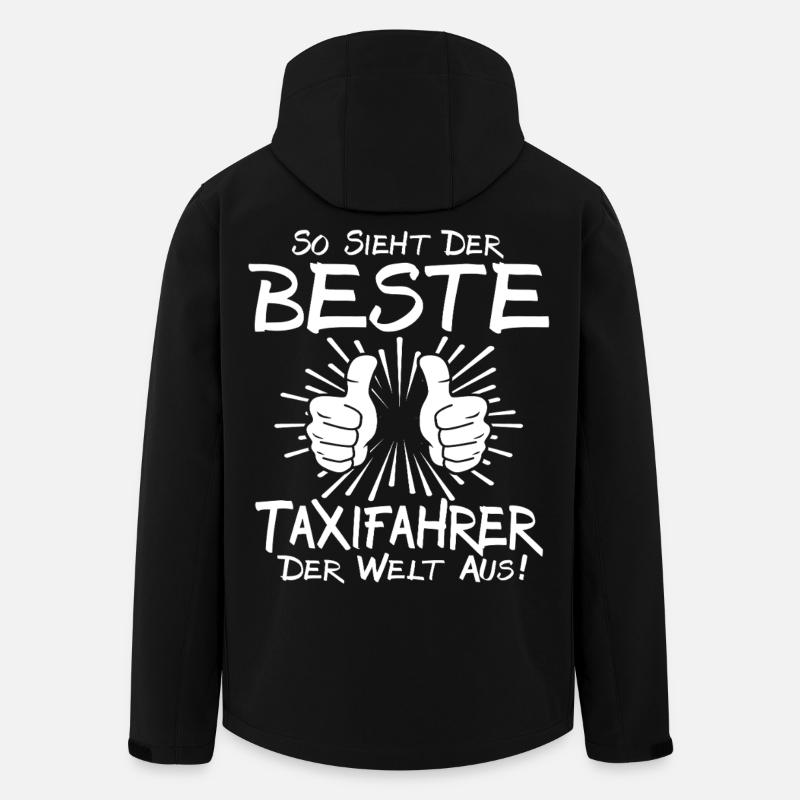 Best Taxi Driver - Men’s Recycled Softshell Jacket by Stanley/Stella - black