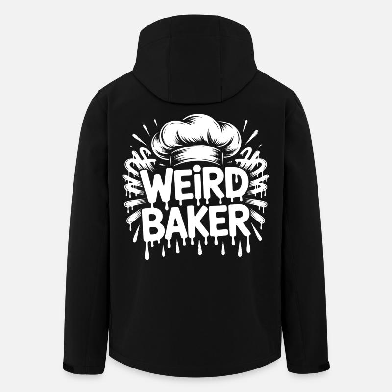 Weird Baker - Recycelte Männer Softshell-Jacke von Stanley/Stella - Schwarz