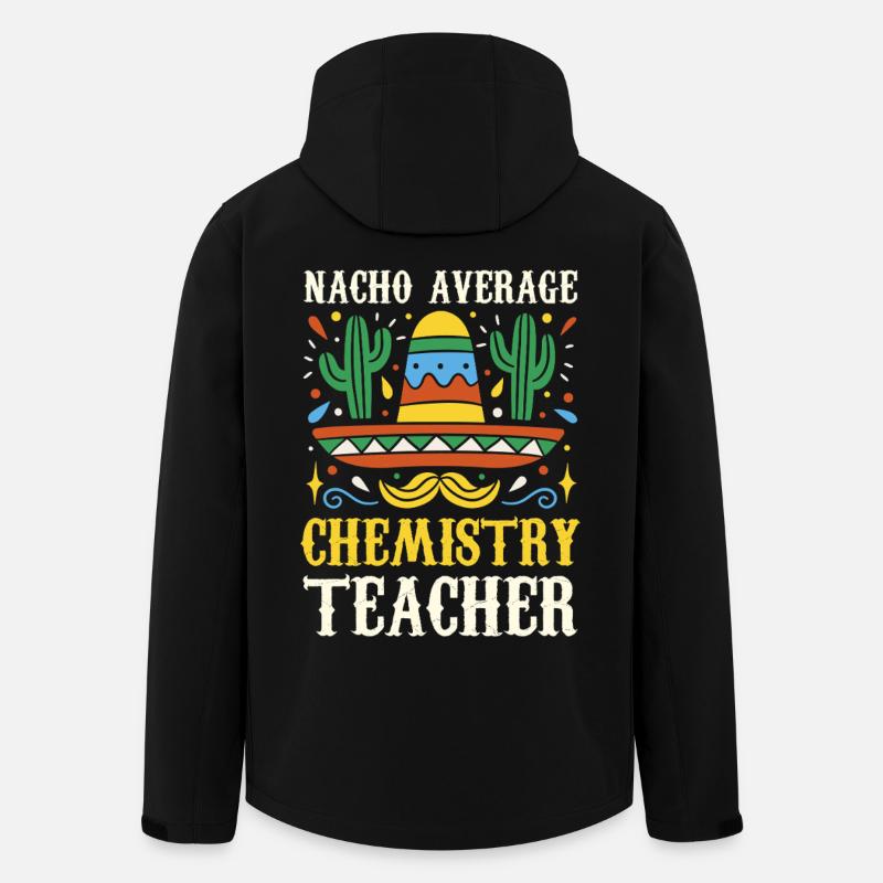Nacho Average Chemistry Teacher - Recycelte Männer Softshell-Jacke von Stanley/Stella - Schwarz
