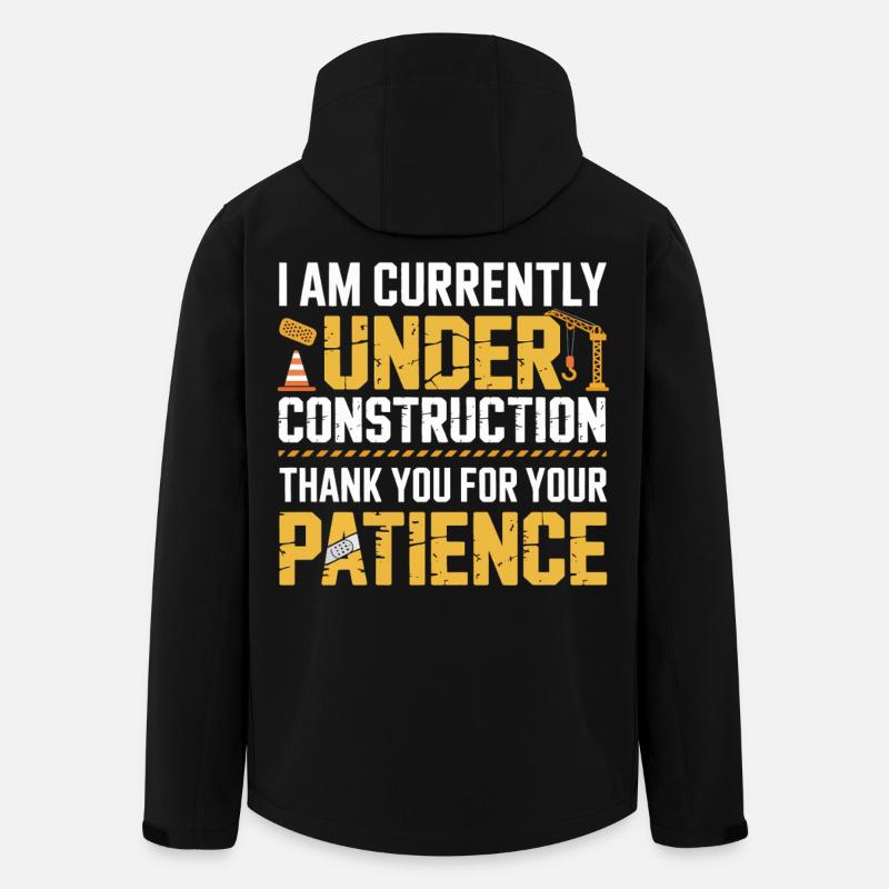 Under Construction Patience Shirt - Men’s Recycled Softshell Jacket by Stanley/Stella - black