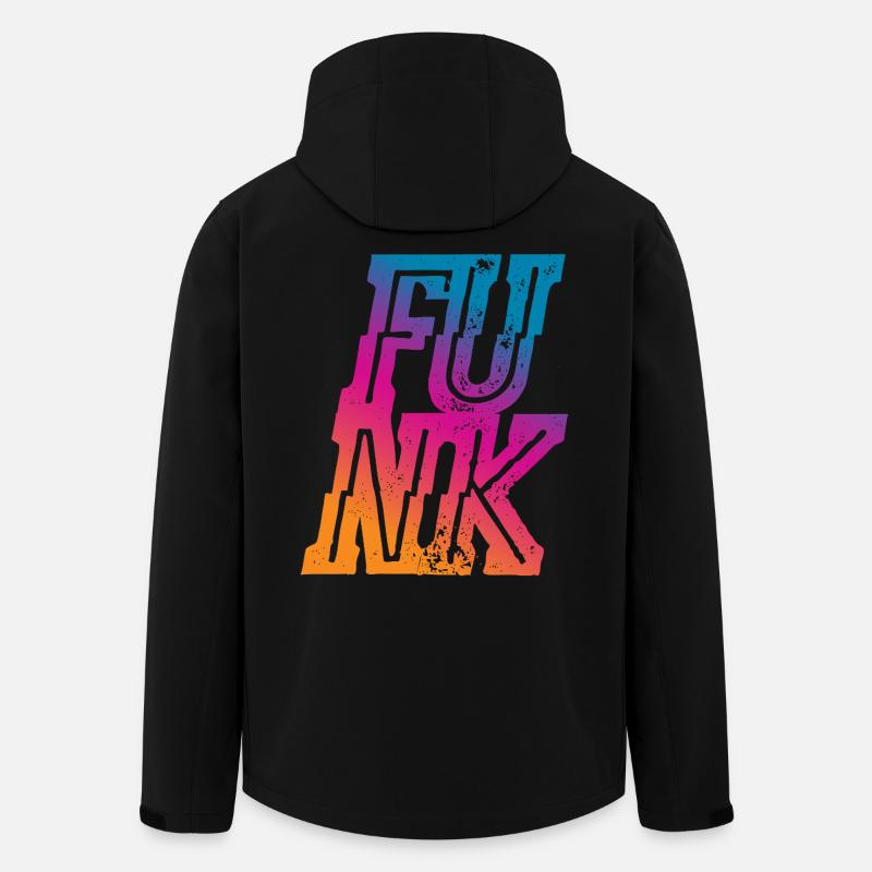 Funk - Recycelte Männer Softshell-Jacke Discoverer von Stanley/Stella - Schwarz