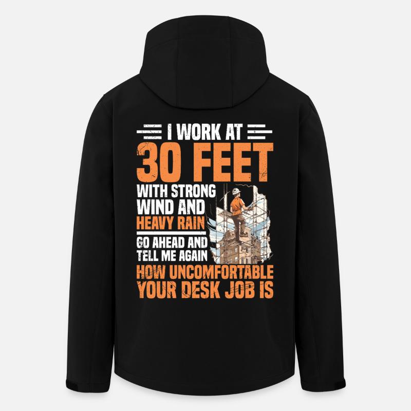Scaffolding Worker Construction Team Scaffolder - Men’s Recycled Softshell Jacket by Stanley/Stella - black
