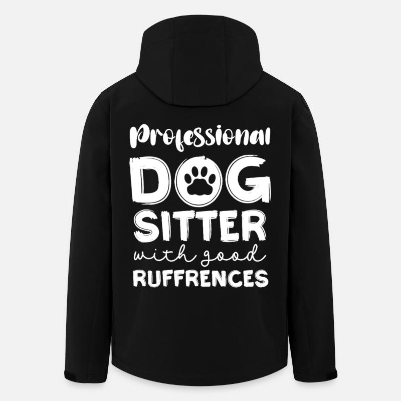 Hundesitter mit guten Referenzen - Recycelte Männer Softshell-Jacke von Stanley/Stella - Schwarz