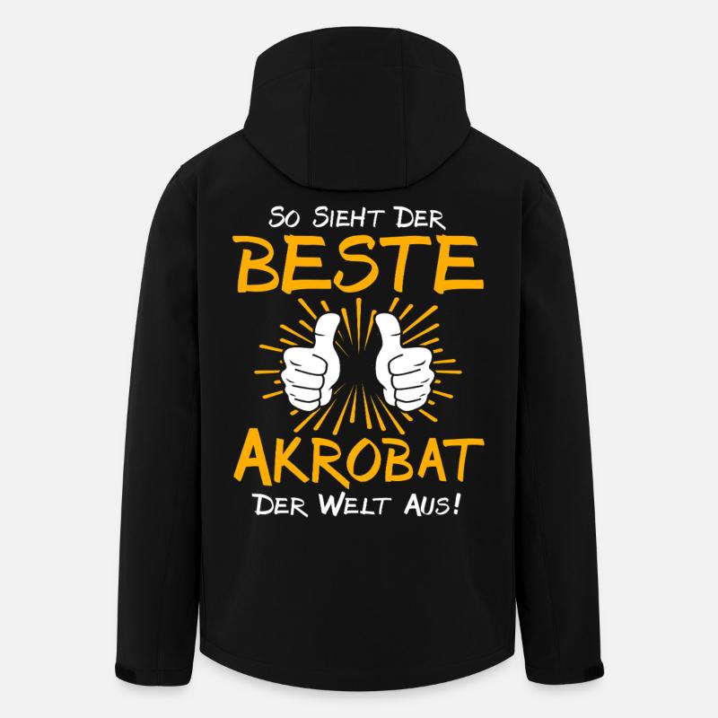 Idée de cadeau pour l’acrobate - Veste softshell homme en polyester recyclé Stanley/Stella - noir