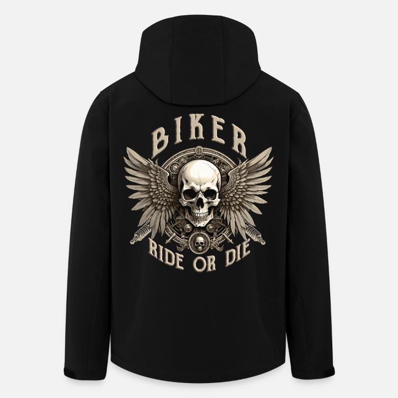 biker - Men’s Recycled Softshell Jacket by Stanley/Stella - black