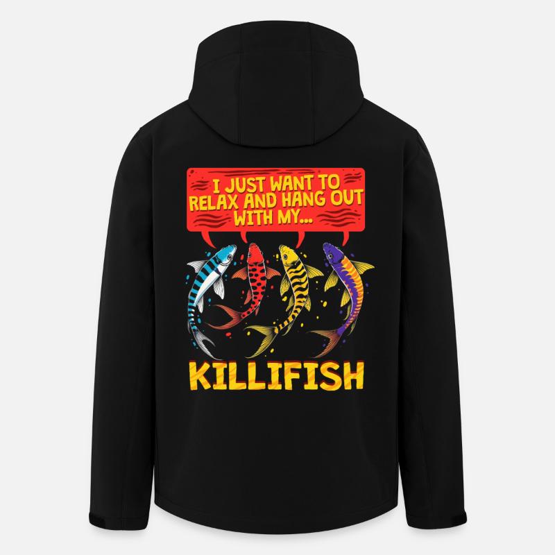 Zahnkarpfen Killfisch Zahnkärpflinge - Recycelte Männer Softshell-Jacke von Stanley/Stella - Schwarz