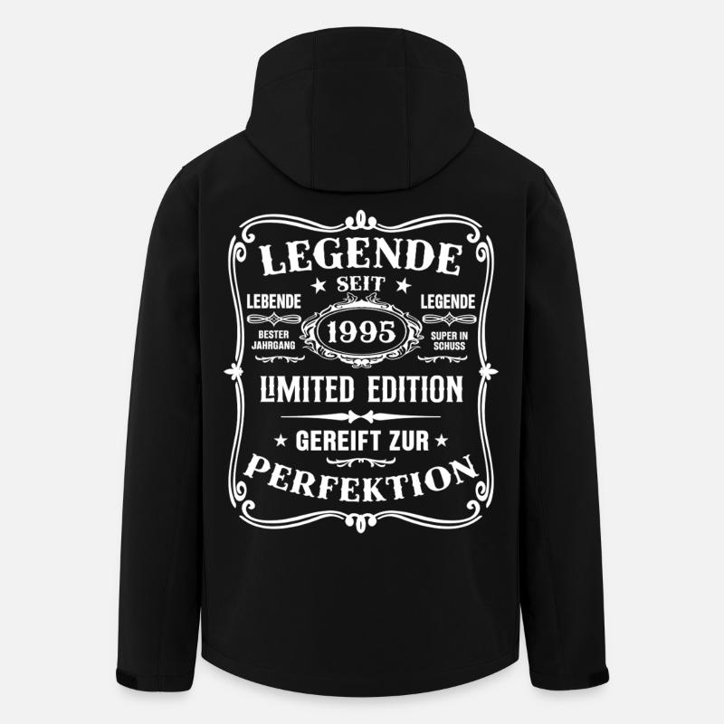 Legende Seit 1995 Geboren 1995 Geburtstag 1995 - Recycelte Männer Softshell-Jacke von Stanley/Stella - Schwarz