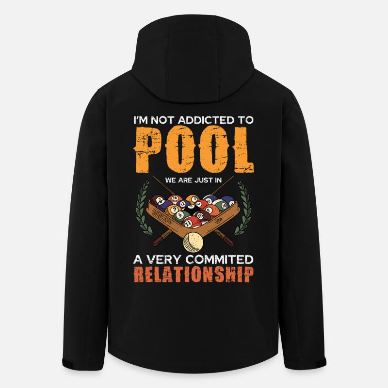 Pool Passion: Firmly Connected - Men’s Recycled Softshell Jacket by Stanley/Stella - black