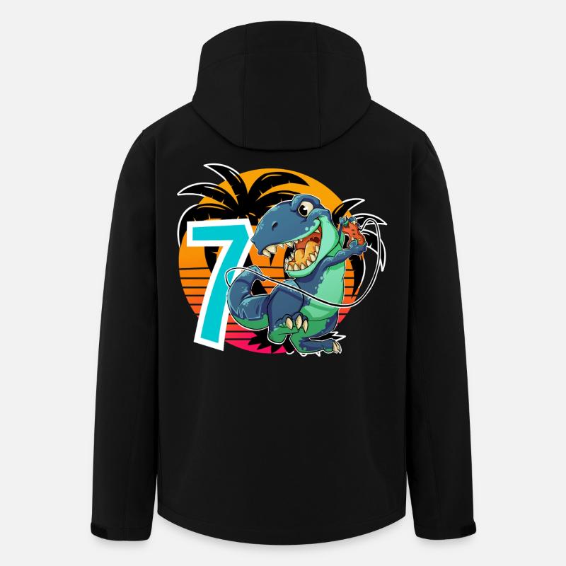 7T Rex Gaming - Veste softshell homme en polyester recyclé Stanley/Stella - noir